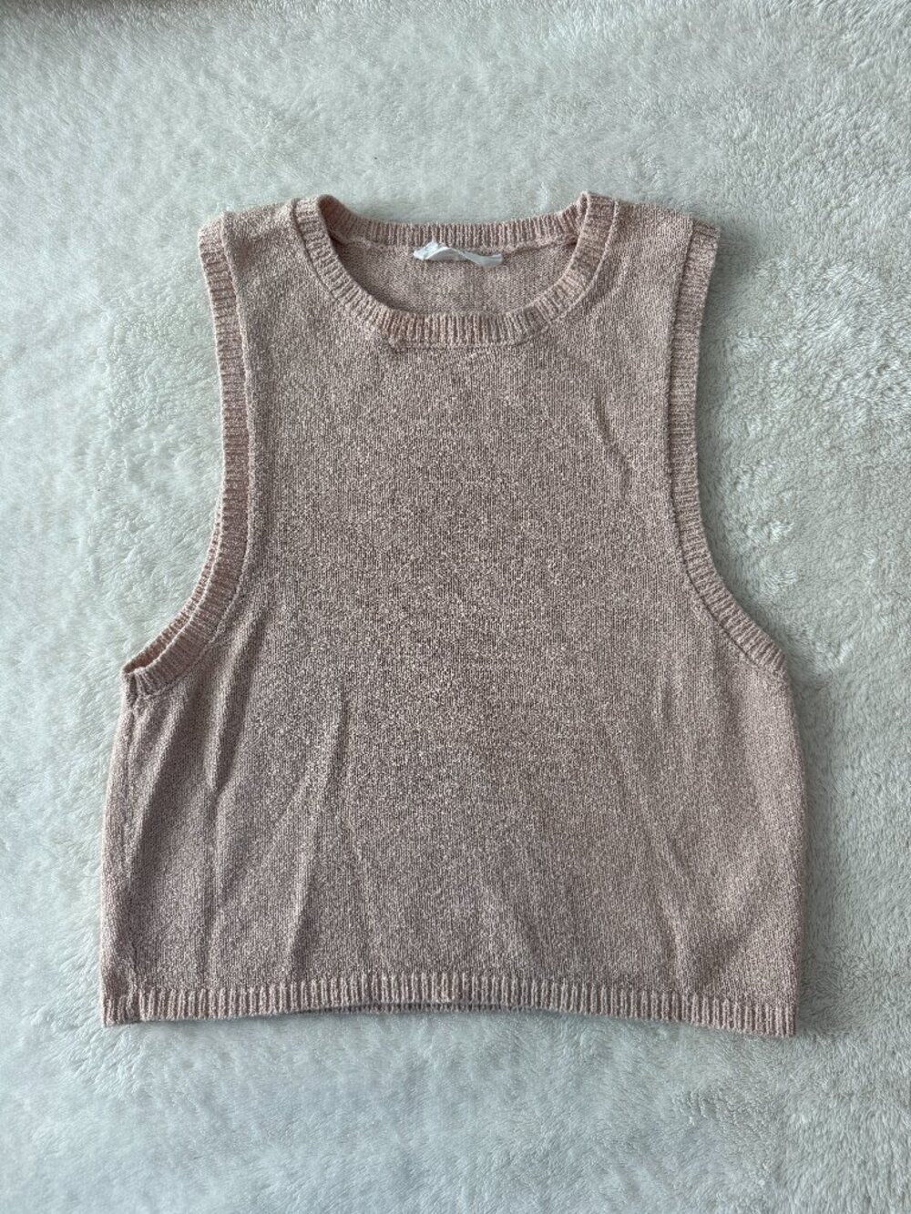 Light Pink Sweater Tank
